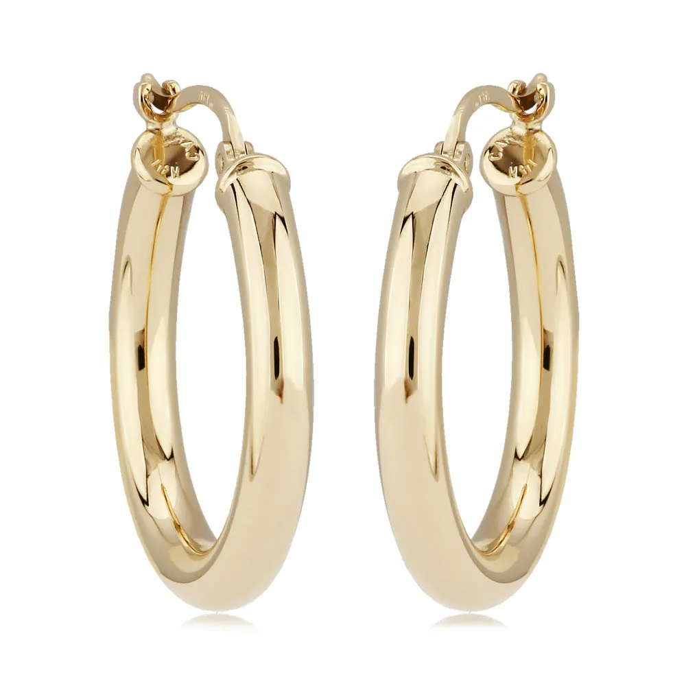 14k Gold Hoop Earrings