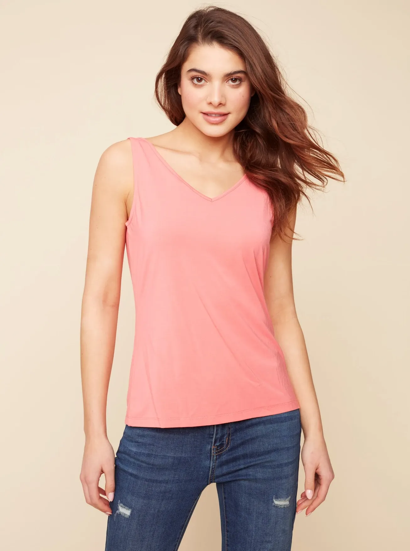 Bamboo Cami [Coral-C1243]