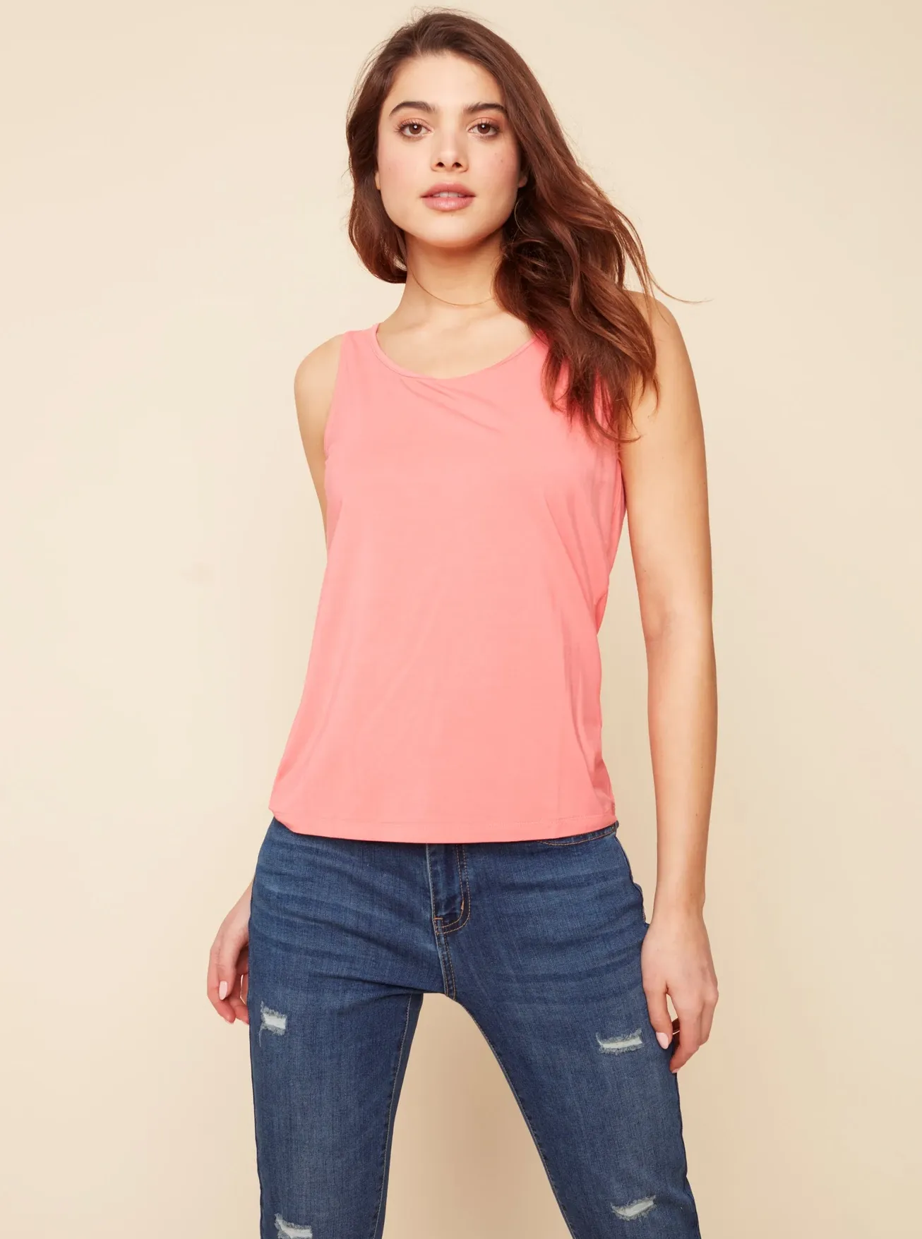 Bamboo Cami [Coral-C1243]