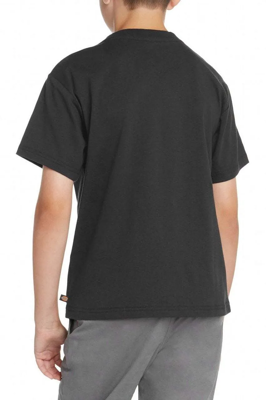 DICKIES H.S CLASSIC LOGO YOUTH TEE - BLACK
