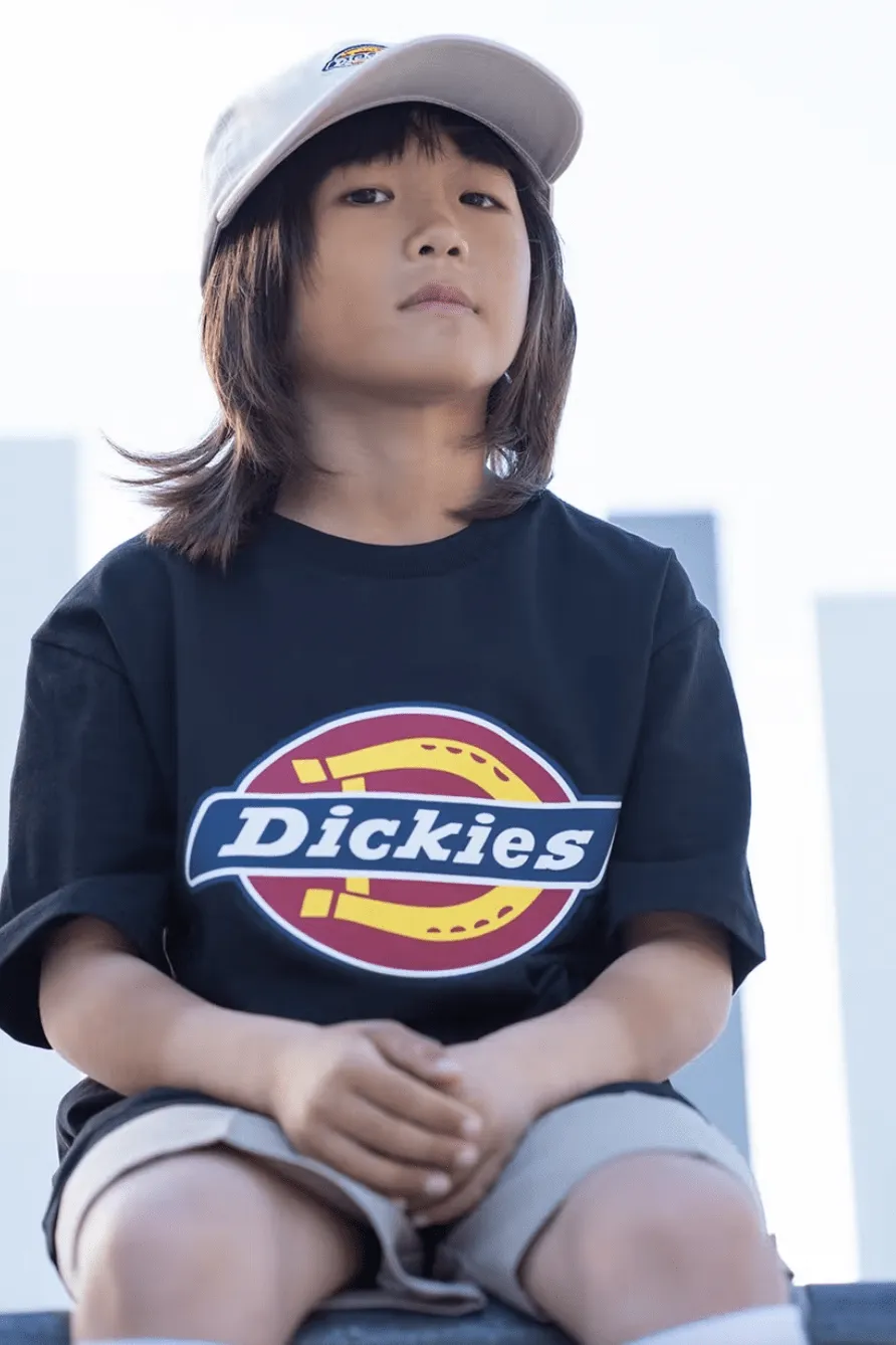 DICKIES H.S CLASSIC LOGO YOUTH TEE - BLACK