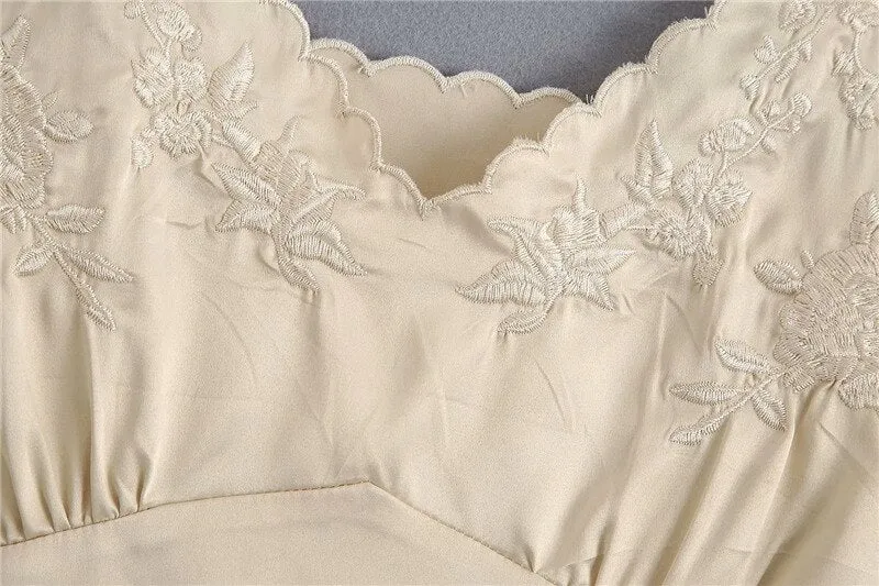 EMBROIDERED CAMISOLE TOP