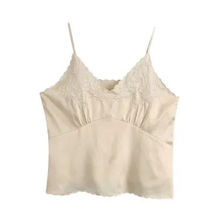 EMBROIDERED CAMISOLE TOP