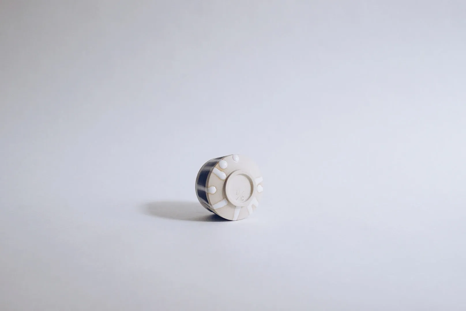 Handcrafted Stoneware Brushmark Sake Cup (S)