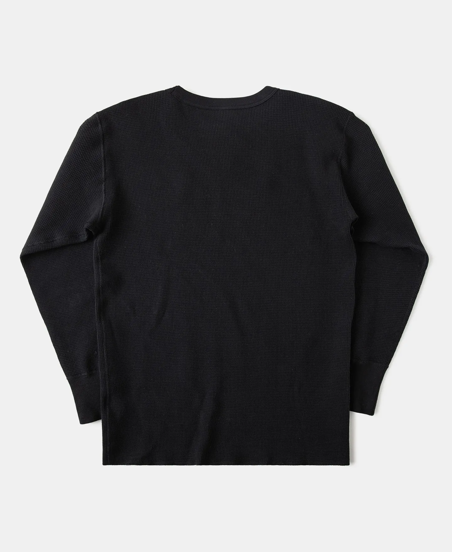 Heavyweight Waffle Cotton Underwear - Black