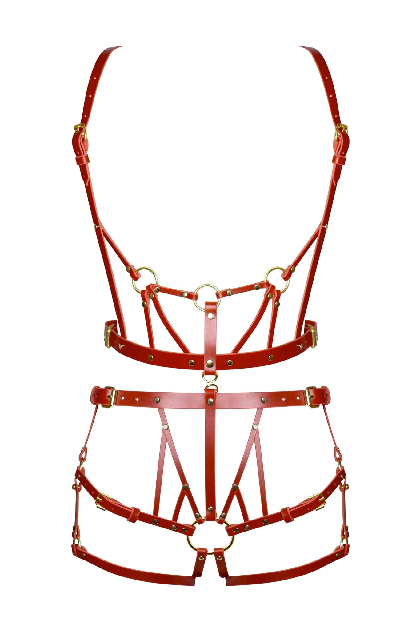 Inanna Leather Harness Set