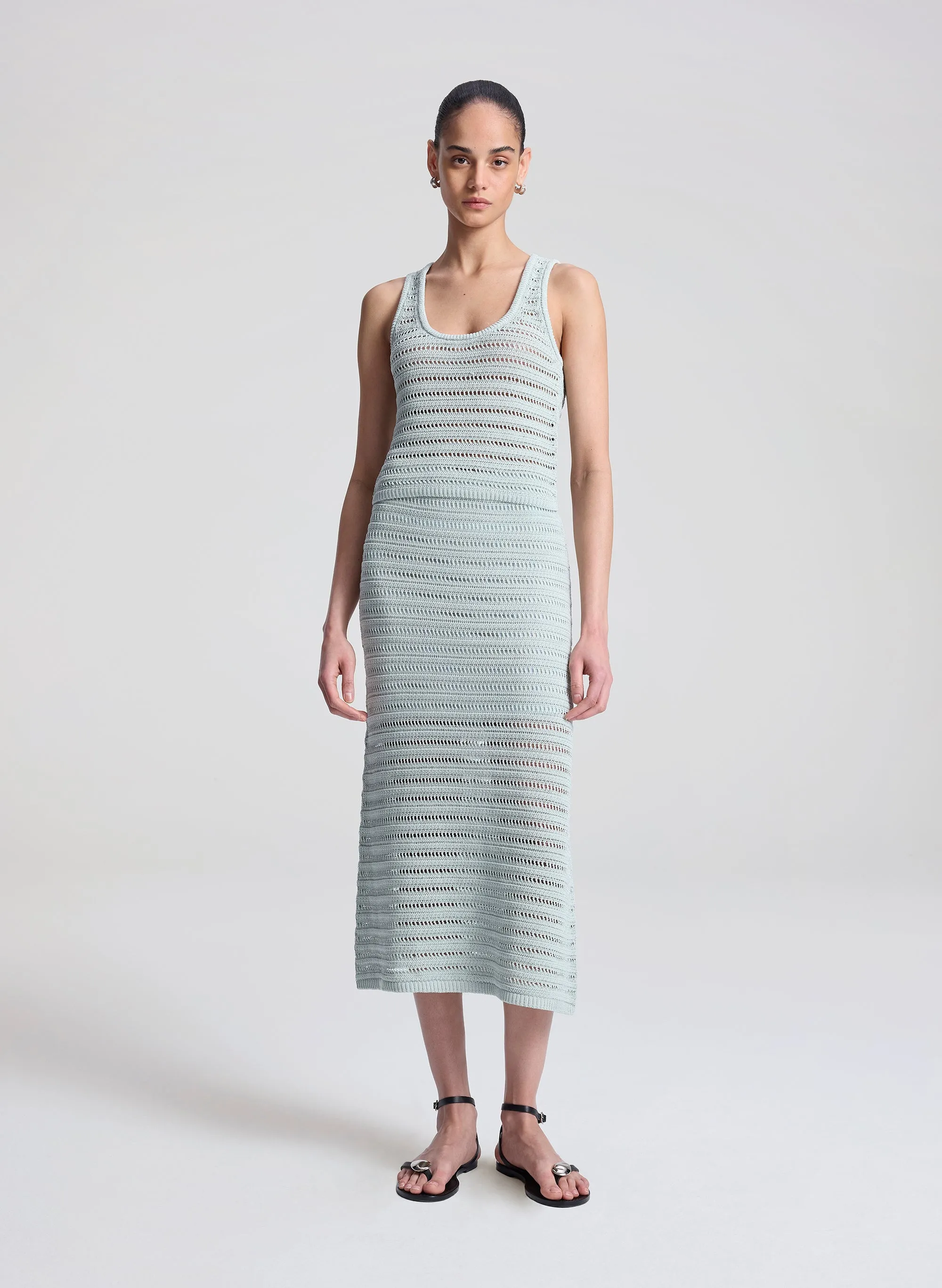 Kira Crochet Knit Tank