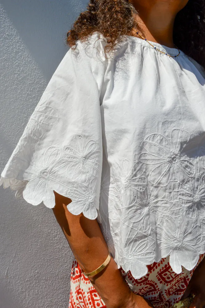 Object Kamma Cloud Dancer Blouse