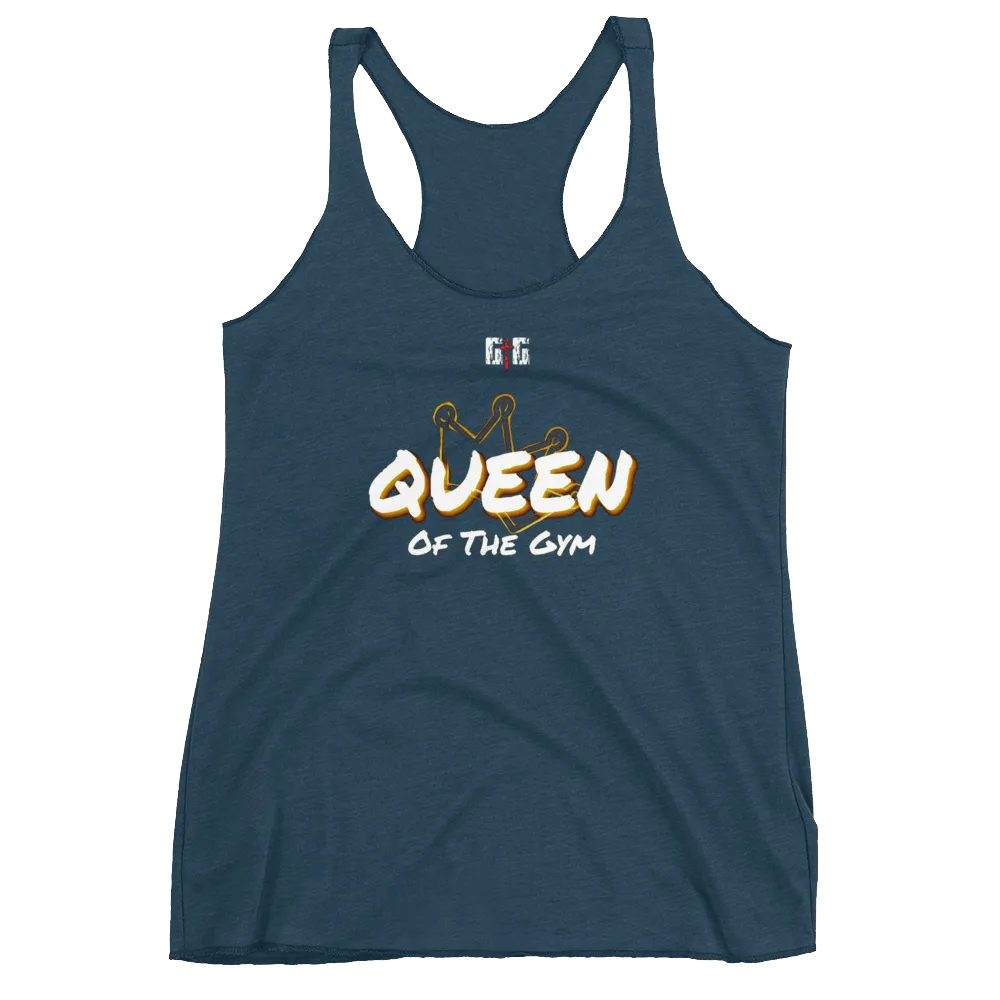 Queen of the Gym Ladies Racerback Tanks
