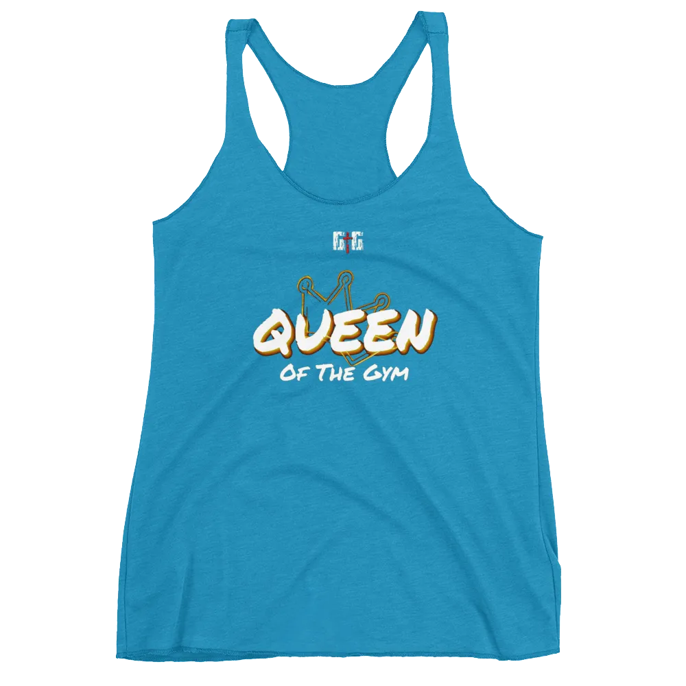 Queen of the Gym Ladies Racerback Tanks
