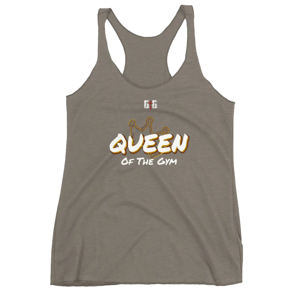 Queen of the Gym Ladies Racerback Tanks