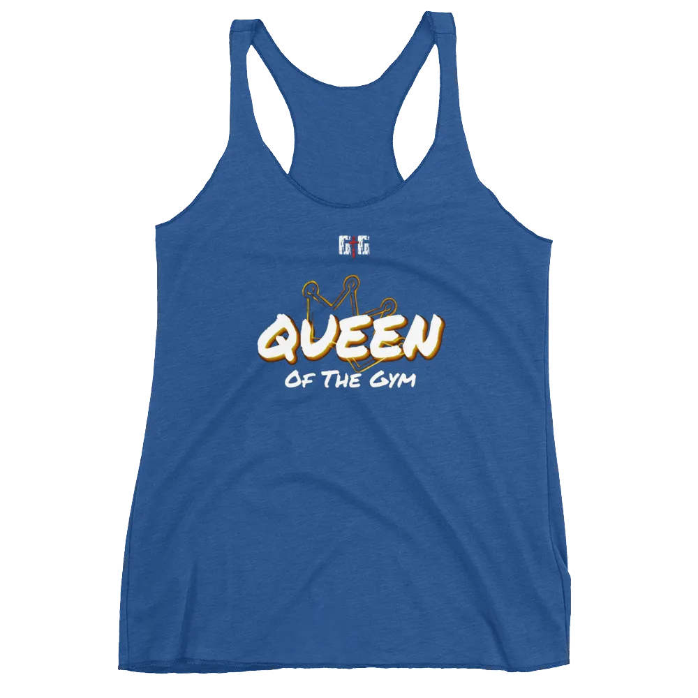 Queen of the Gym Ladies Racerback Tanks
