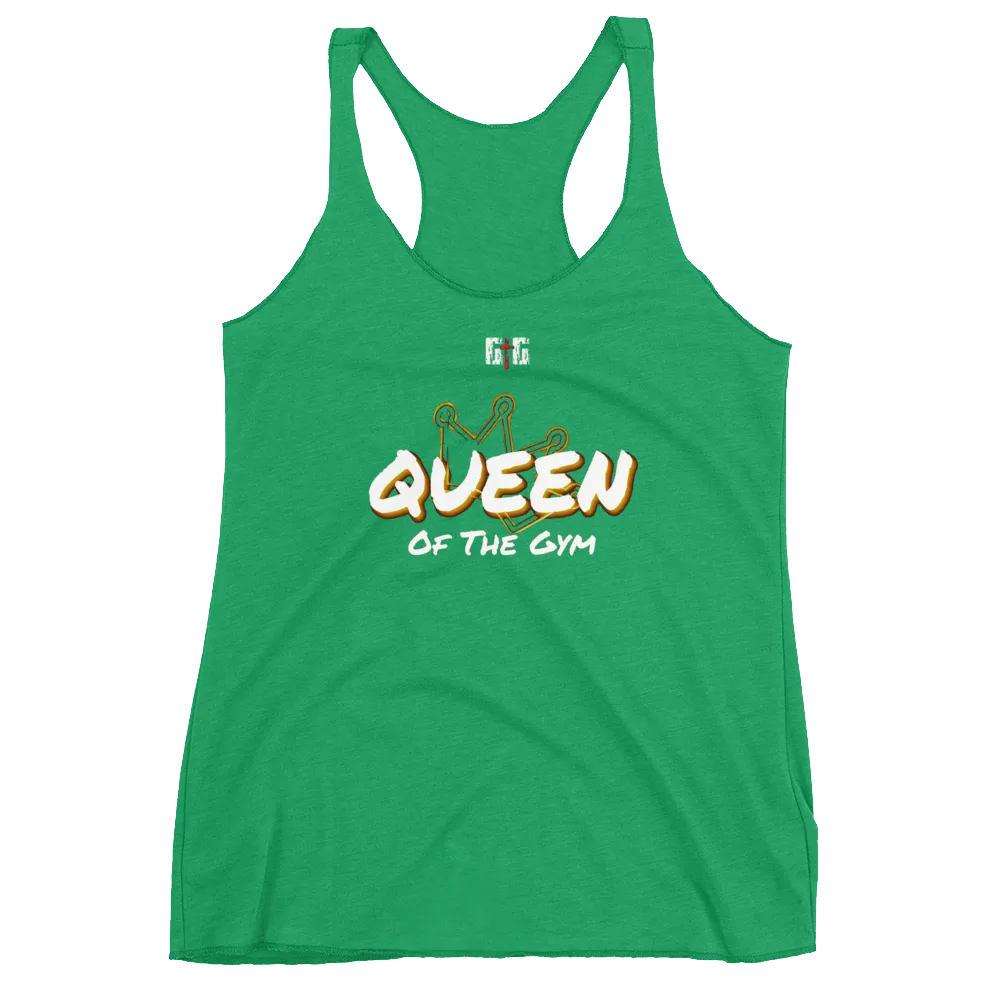 Queen of the Gym Ladies Racerback Tanks