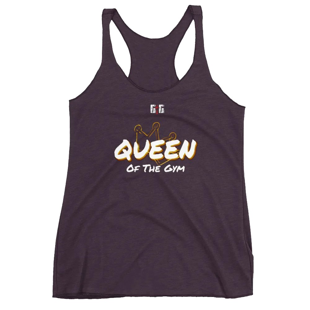 Queen of the Gym Ladies Racerback Tanks