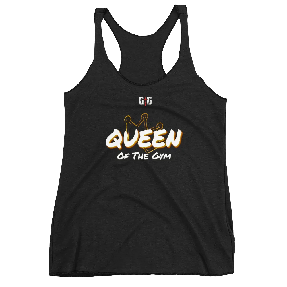 Queen of the Gym Ladies Racerback Tanks