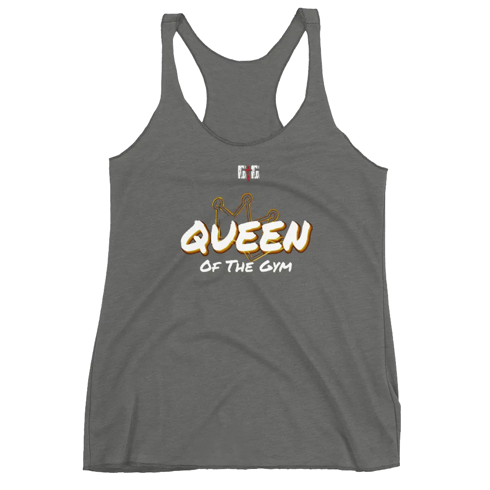 Queen of the Gym Ladies Racerback Tanks