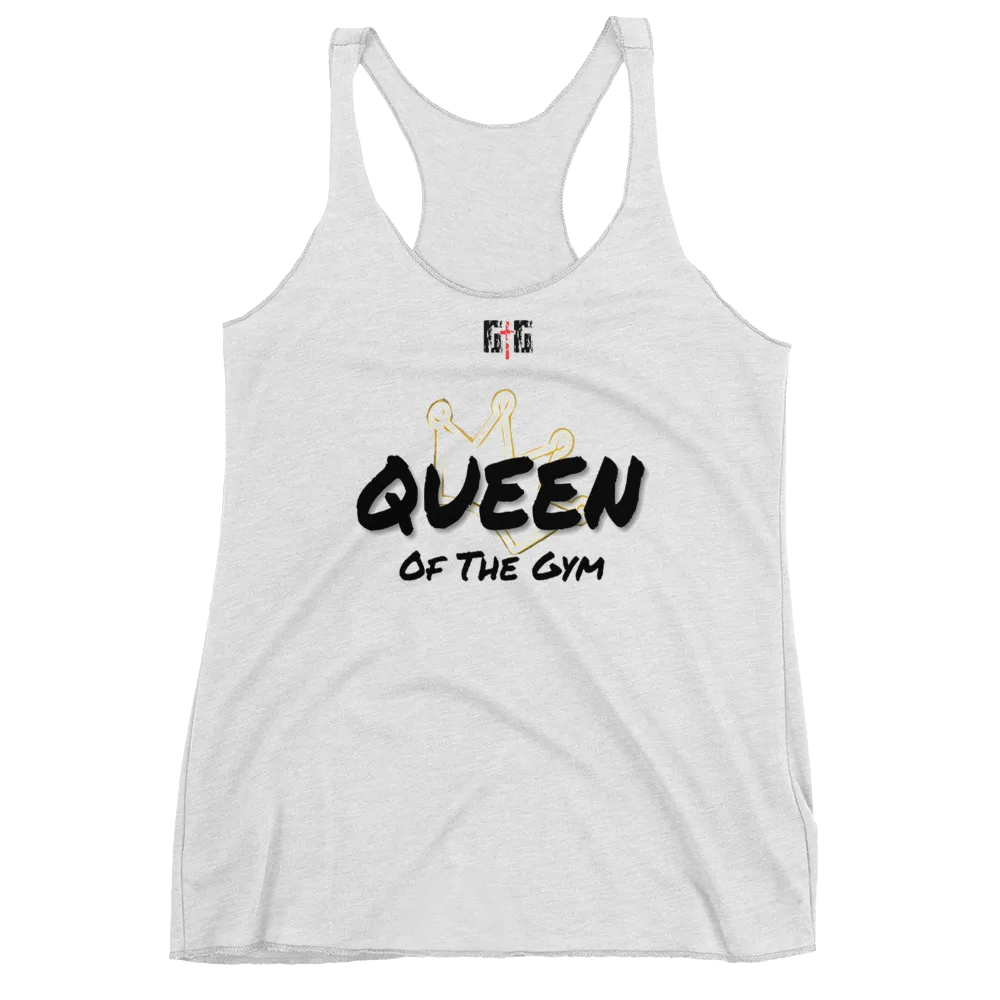 Queen of the Gym Ladies Racerback Tanks