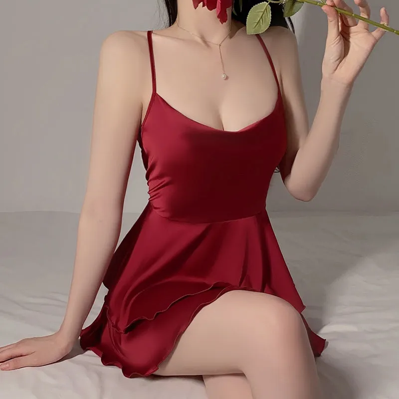 Silk women's nightdress