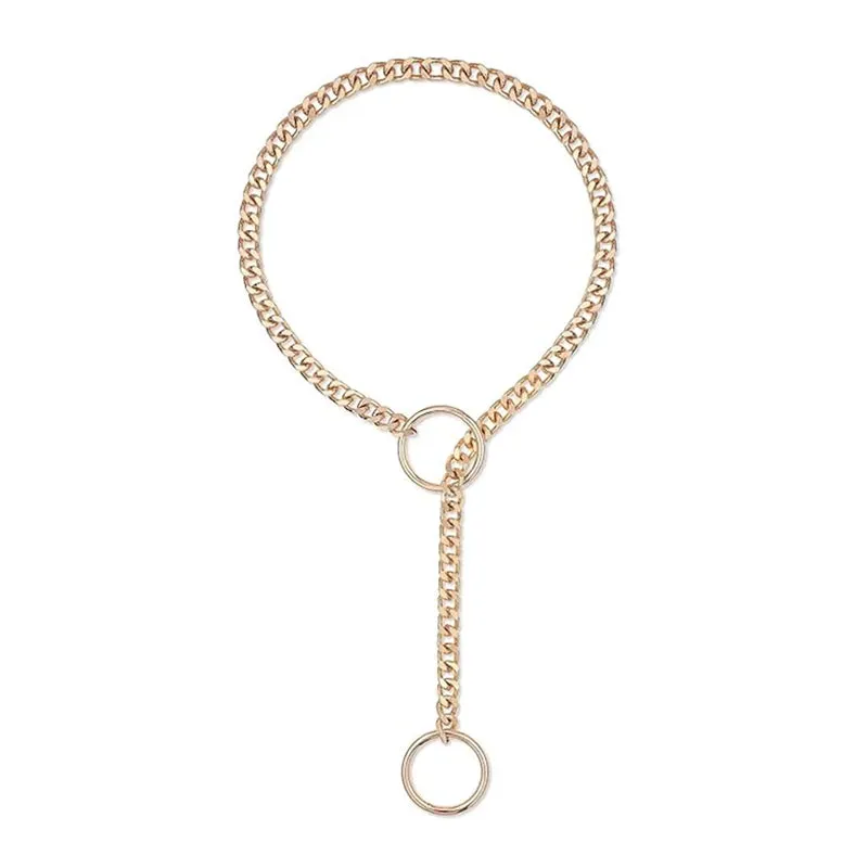 Sliding chain necklace